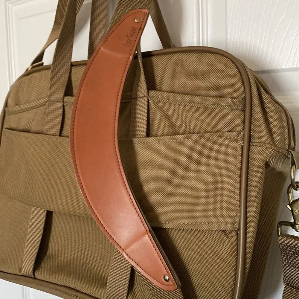 HARTMANN Nylon with Leather Briefcase